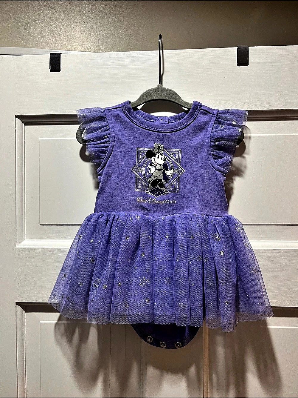 Disney 100th Anniversary Minnie Mouse Tutu Onesie 6-9M